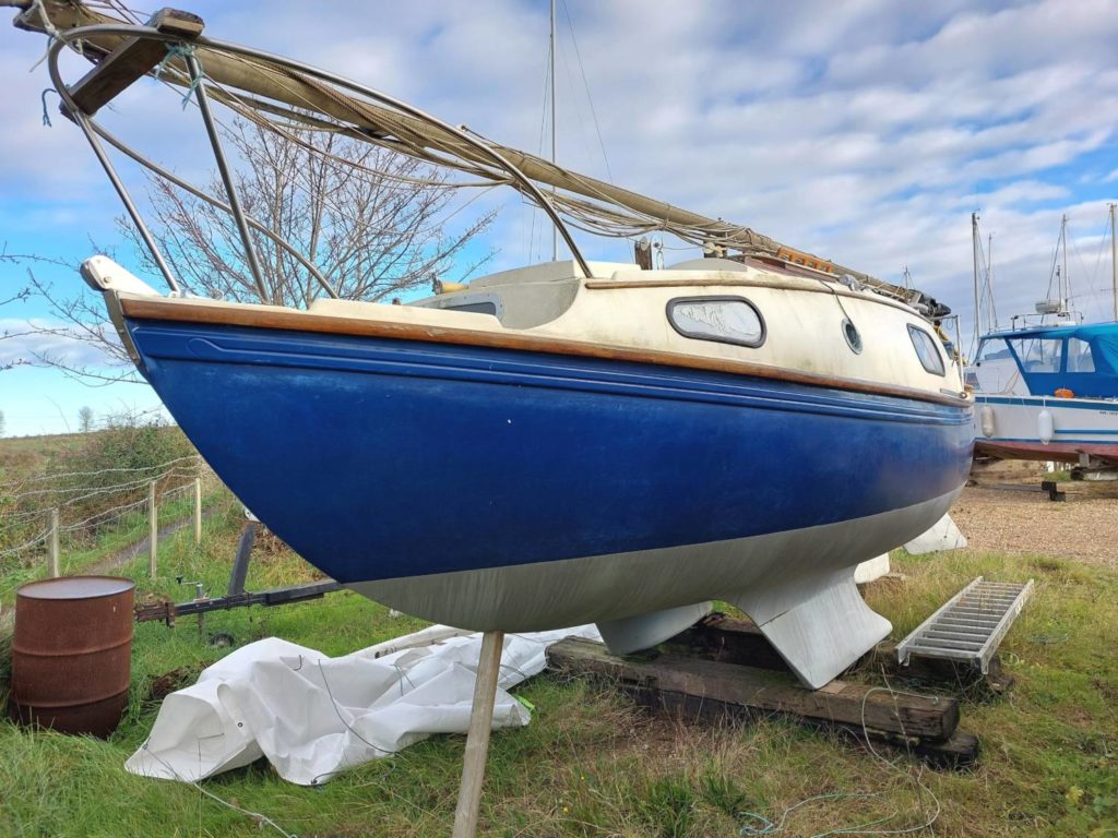 westerly twin keel sailboat